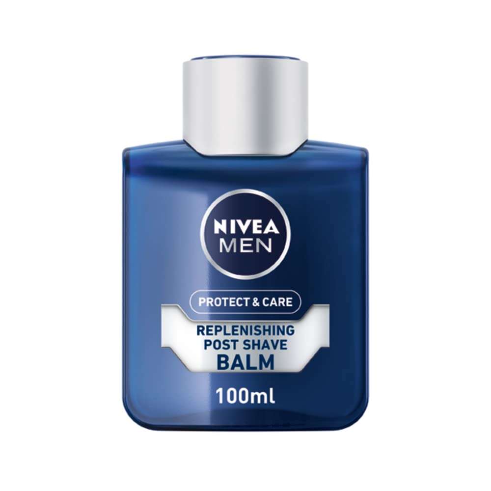 NIVEA MEN Protect & Care Replenishing Post Shave Balm (100ml), Aftershave Balm For Men - Or £3.11 S&S / £2.93 1st Time S&S