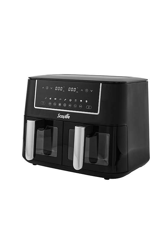 Scoville Black 8L Digital Air Fryer With Window Further reduced at checkout (3 year warranty) + free click & collect