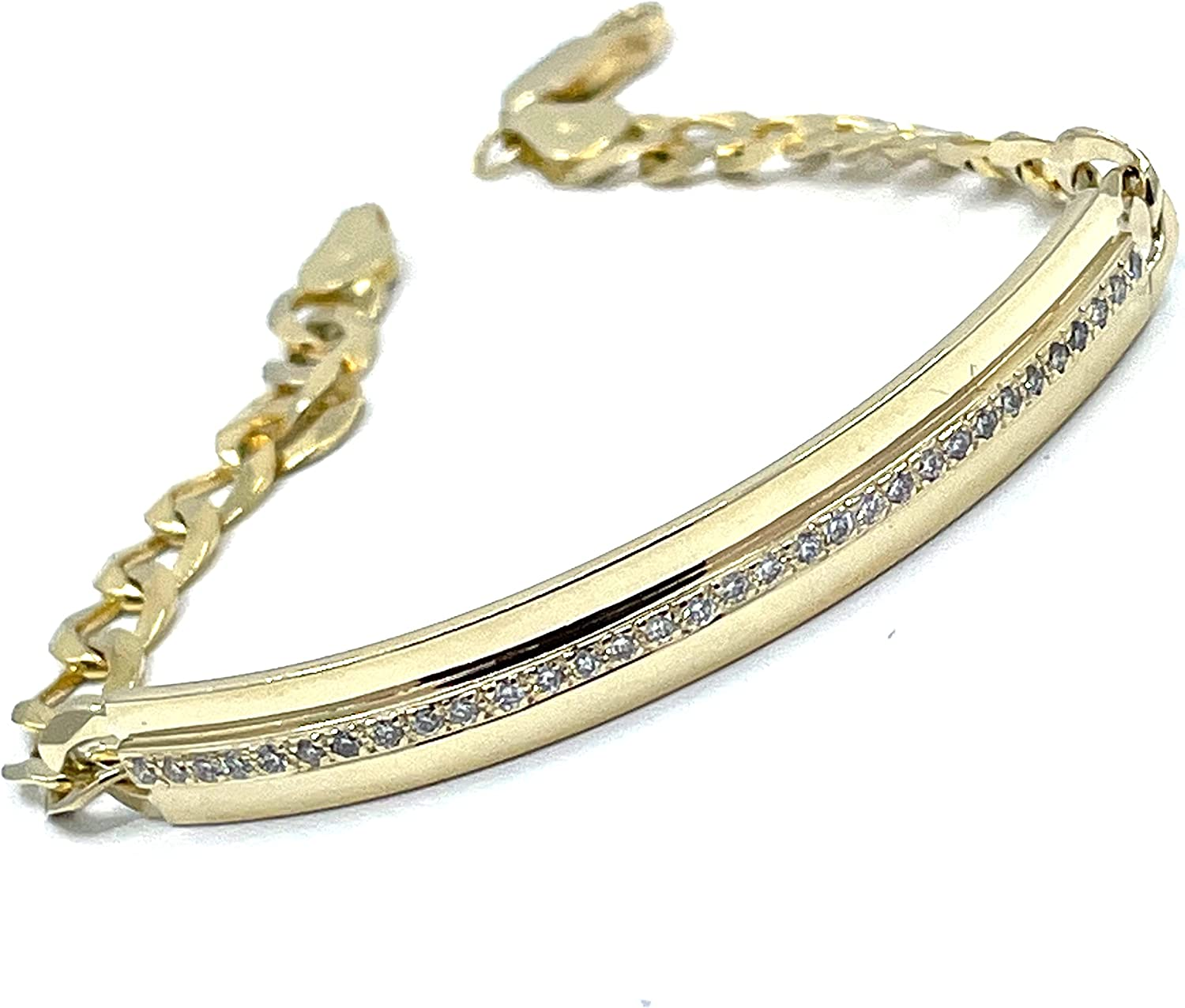 Diamond Chain Bracelet in 14k Yellow Gold (0.45ct, VS1 Clarity, H Color, 6.5")